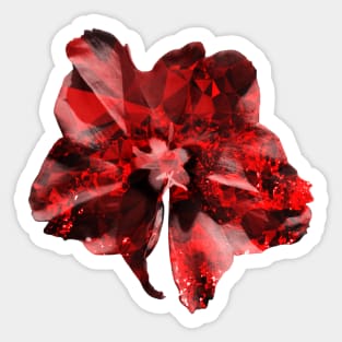 ruby flower Sticker